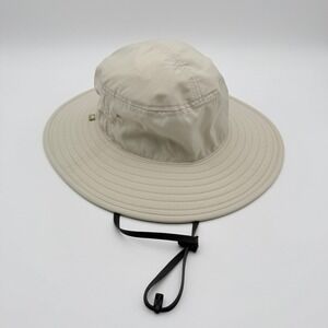 Solar Escape Sun Hat Adult OS Beige Bucket Boonie Outdoor Travel Hiking EUC